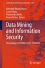 „Data Mining and Information Security“, Herausgeber sind Bhattacharya, Dutta, Dutta, Rocha. Rotes, technisches Muster.