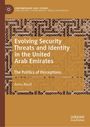 Titel: "Evolving Security Threats and Identity in the United Arab Emirates." Autor: Anna Reuß. Detailreiches geometrisches Muster.