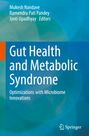 Das Cover zeigt Titel "Gut Health and Metabolic Syndrome" und Autoren. Blauer Hintergrund, Springer-Logo unten rechts.