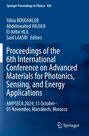 Springer Proceedings in Physics 426. Herausgeber: Yahia Boughaleb, Abdelowahed Hajjaji, El-Kébir Hlil, Said Laasri.