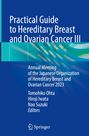 Text: "Practical Guide to Hereditary Breast and Ovarian Cancer III." Blaues Cover, abstrakte grüne Muster, Springer-Logo unten.