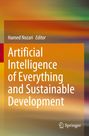 Text: Hamed Nozari Editor, Artificial Intelligence of Everything and Sustainable Development. Springer. Hintergrund: Bunte Streifen.