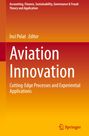 "Aviation Innovation: Cutting-Edge Processes and Experiential Applications" in Orange-Rot. Unten Springer-Logo.