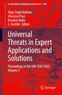 „Universal Threats in Expert Applications and Solutions“; rote Hintergrundgrafik mit vernetzten Kugeln, Springer-Logo.