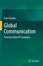 „Pavel Slutskiy, Global Communication, Planning Global PR Campaigns“. Grüner Hintergrund mit Springer-Logo unten rechts.