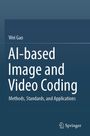 Titel: "AI-based Image and Video Coding: Methods, Standards, and Applications" von Wei Gao. Dunkler Hintergrund, Springer-Logo.