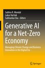 Titel: Generative AI for a Net-Zero Economy. Autoren: Subhra R. Mondal, Lukas Vartiak, Subhankar Das. Gelb-graues Design.