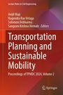 "Transportation Planning and Sustainable Mobility" steht in weiß auf rotem Hintergrund, darunter ein Springer-Logo.