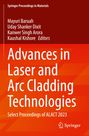 "Advances in Laser and Arc Cladding Technologies", Herausgeber: Barua, Dixit, Arora, Kishore. Roter Text auf orange. Springer-Logo.