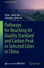 Text: "Urban Sustainability," "Pathways for Reaching Air Quality Standard and Carbon Peak in Selected Cities in China." Autoren und Logos.