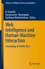 "Web Intelligence and Human-Machine Interaction: Proceedings of ICWIHI 2025" Titel auf gelb-blauem Buchcover.
