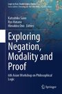 Titel: Exploring Negation, Modality and Proof. Hintergrund mit blühenden Zweigen und Blau. Springer-Logo unten.