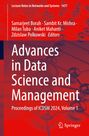 Titel: "Advances in Data Science and Management". 
Hintergrund: Rote Molekülstruktur.