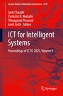 „Lecture Notes in Networks and Systems 1519“. „ICT for Intelligent Systems“. Rotes geometrisches Netzwerk Hintergrund.