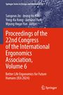 Textblock und Logo, Springer: "Proceedings of the 22nd Congress of the International Ergonomics Association, Volume 6".