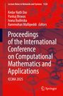 Proceedings of the International Conference on Computational Mathematics and Applications, Buch