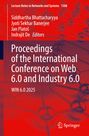 Text oben: "Lecture Notes in Networks and Systems 1508".  
Darunter die Redakteure: Siddhartha Bhattacharyya und andere. 
Großer Text: "Proceedings of the International Conference on Web 6.0 and Industry 6.0, WIN 6.0 2025". 
Unten Springer-Logo. 
Hintergrund: Abstrakte Molekülstruktur in Rot.