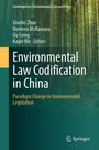 „Environmental Law Codification in China“, Herausgeber: Xiaobo Zhao und andere. Hintergrund: dichter Wald.