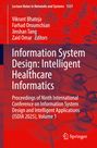 Information System Design: Intelligent Healthcare Informatics. Rotes Cover, Netzwerkstruktur im Hintergrund. Springer-Logo.