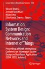 "Information System Design: Communication Networks and Internet of Things," rot-oranges Cover, Springer-Logo unten.