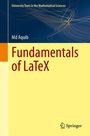 "Fundamentals of LaTeX" von Md Aquib, Teil von "University Texts in the Mathematical Sciences," Springer-Logo unten.