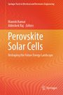 "Perovskite Solar Cells: Reshaping the Future Energy Landscape" in Weiß auf orangem Hintergrund. Oben Autoren, unten Springer-Logo.