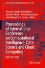 Proceedings der Konferenz über Computational Intelligence, Data Science, Cloud Computing; rote abstrakte Molekülstruktur.