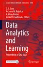 Text: "Data Analytics and Learning, Proceedings of DAL 2024". Rot-blauer Hintergrund, Springer-Logo unten rechts.