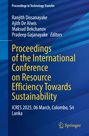 "Proceedings of the International Conference on Resource Efficiency Towards Sustainability, ICRES 2025, Colombo, Sri Lanka."