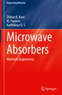 Text: "Microwave Absorbers", Autoren: Shiban K. Koul, M. Praveen, Karthikeya G. S., Verlag: Springer. Cover: Blau und Rot.