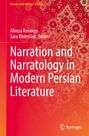 "Narration and Narratology in Modern Persian Literature" auf orientalischem Teppichmuster, Springer-Logo unten.