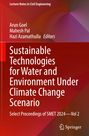 „Sustainable Technologies for Water and Environment Under Climate Change Scenario“, roter Hintergrund, Springer-Logo.