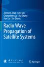 Covertext: "Radio Wave Propagation of Satellite Systems" und Autoren. Blauer Hintergrund mit abstrakten Linien. Logos unten.
