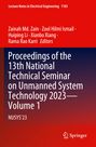 "Proceedings of the 13th National Technical Seminar on Unmanned System Technology 2023—Volume 1. Roter Hintergrund."
