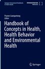 Oben steht: "Springer International Handbooks in Public Health." Großtext: "Handbook of Concepts in Health, Health Behavior and Environmental Health." Unten rechts ein Springer-Logo.