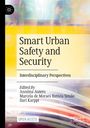 Text: "Smart Urban Safety and Security: Interdisciplinary Perspectives." Herausgegeben von drei Autoren. Hintergrund in Gelb.