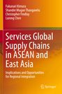 Text: Services Global Supply Chains in ASEAN and East Asia. Orange und rote Farbtöne, Springer-Logo.