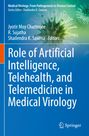 Titel: "Role of Artificial Intelligence, Telehealth, and Telemedicine in Medical Virology". Virenabbildung im Hintergrund. Springer-Logo.