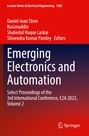 "Lecture Notes in Electrical Engineering 1202, Emerging Electronics and Automation, Springer-Logo unten rechts."