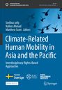 "Climate-Related Human Mobility in Asia and the Pacific." Blauer Hintergrund mit fliegenden Vögeln. Logos unten.