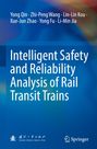 Titel: "Intelligent Safety and Reliability Analysis of Rail Transit Trains". Autoren: Yong Qin et al. Hintergrund: Blau, Farbverläufe.