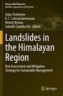 Cover eines Buches: "Landslides in the Himalayan Region", Editoren, Risikobewertung und Strategien. Springer-Logo unten.