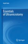 Titel: Essentials of Ultramicrotomy. Name: Anjali Haloi. Blauer Hintergrund mit dynamischem Muster, Springer-Logo.