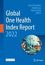 „Global One Health Index Report 2022“; Kreis-Illustration mit Mensch, Tieren und Natur.
