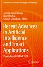 "Recent Advances in Artificial Intelligence and Smart Applications" in weißer Schrift auf orangefarbenem Hintergrund.