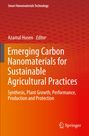 "Emerging Carbon Nanomaterials for Sustainable Agricultural Practices" vor rotem Hintergrund mit Wabenmuster und Springer-Logo.