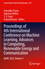 Text: Proceedings of 4th International Conference on Machine Learning, Computing, Renewable Energy. Roter Hintergrund.