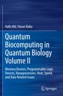 Titel: "Quantum Biocomputing in Quantum Biology Volume II". Autor: Hafiz Md. Hasan Babu. Blauer Hintergrund. Springer-Logo.