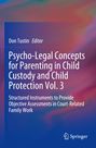Der Titel lautet: "Psycho-Legal Concepts for Parenting in Child Custody and Child Protection Vol. 3." Bunter, verwischter Hintergrund.