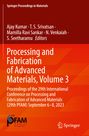 "Processing and Fabrication of Advanced Materials, Volume 3." Logo unten links, Springer-Logo unten rechts.